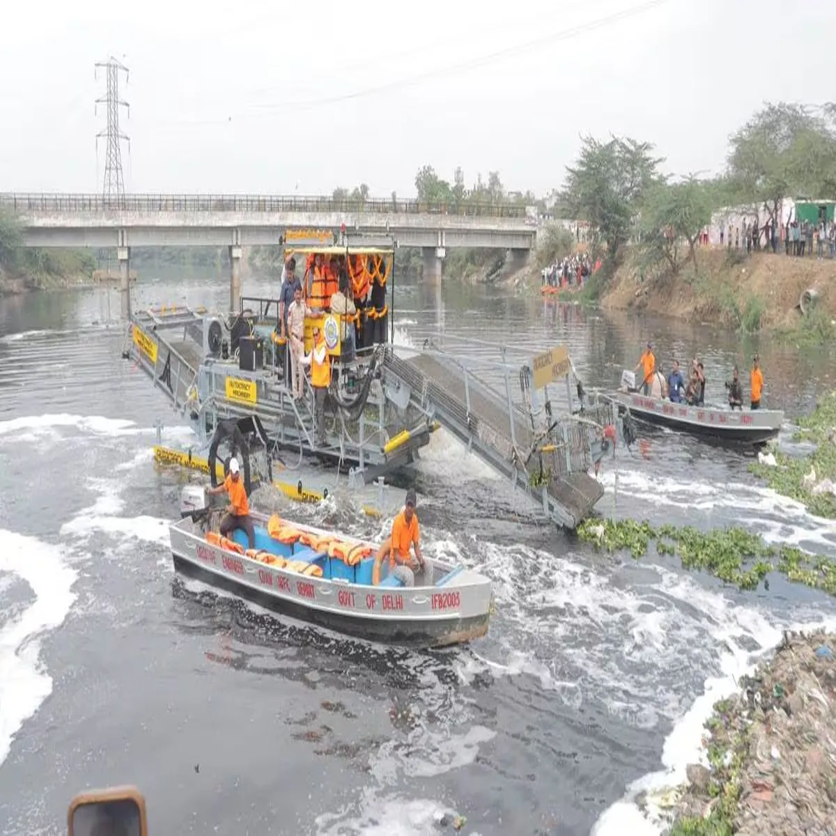 Infrastructure delhi clears major yamuna cleanup