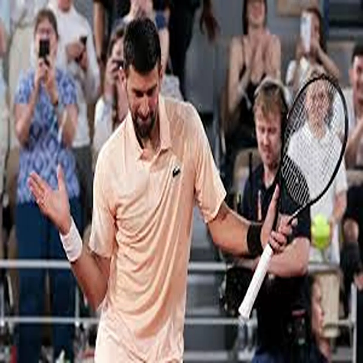 Tennis djokovic battles back overcome perricard