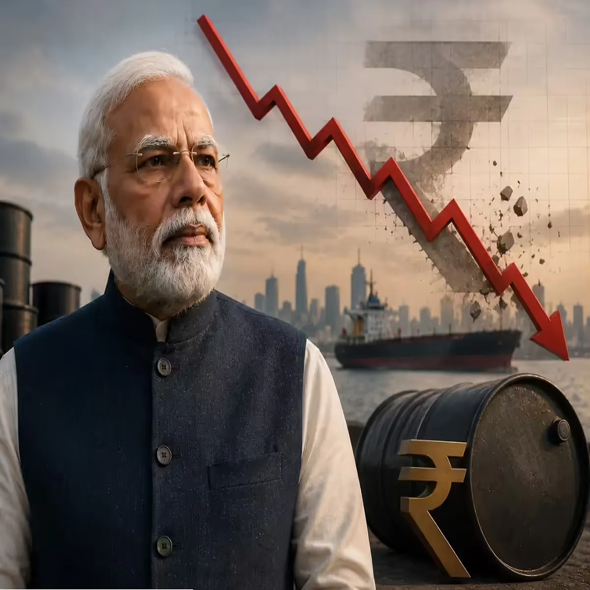 Economy markets react sharply after modi
