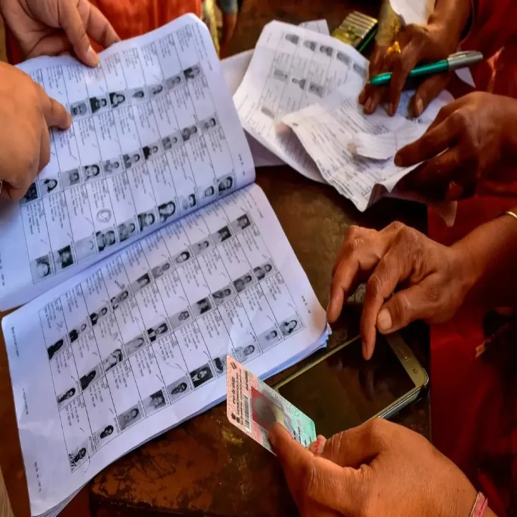 Election revision voter roll verification