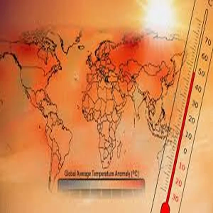 Global temperature rise report