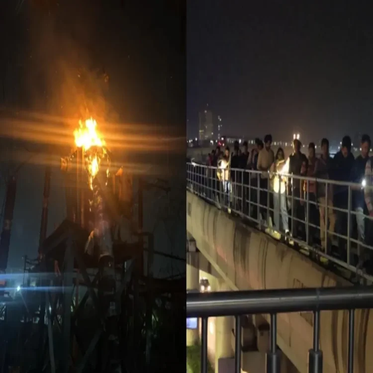 Gurugram grid failure metro disruption