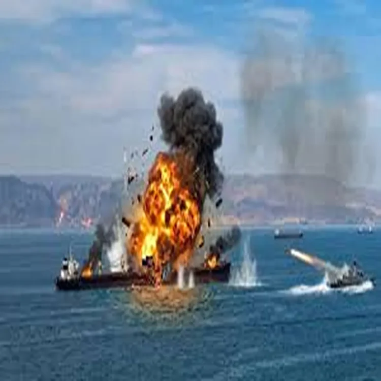 Hormuz ship explosion fire contained