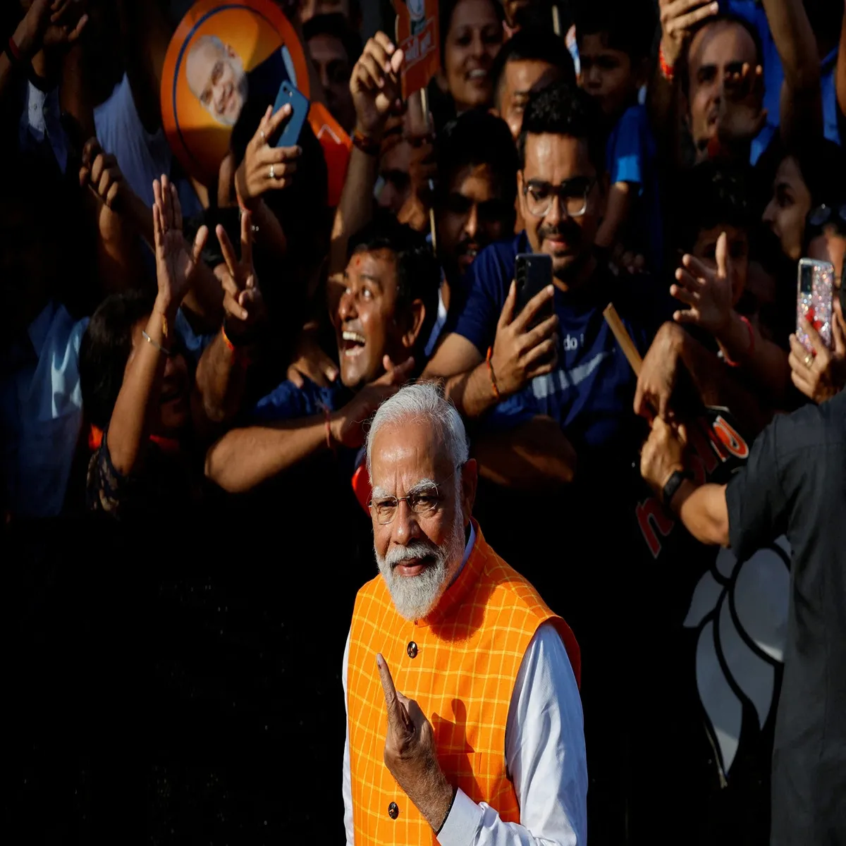 Elections modi secures strong mandate across