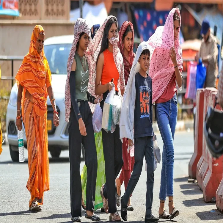 India heatwave red alert weekly update