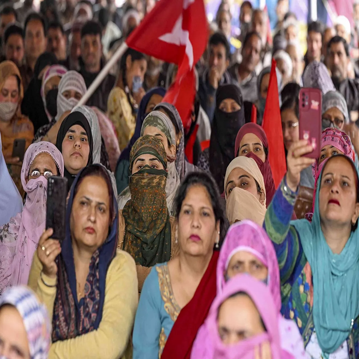Politics kashmir event marks rare joint