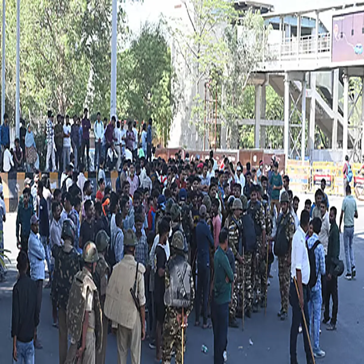 Labourprotests nsa invoked against two after