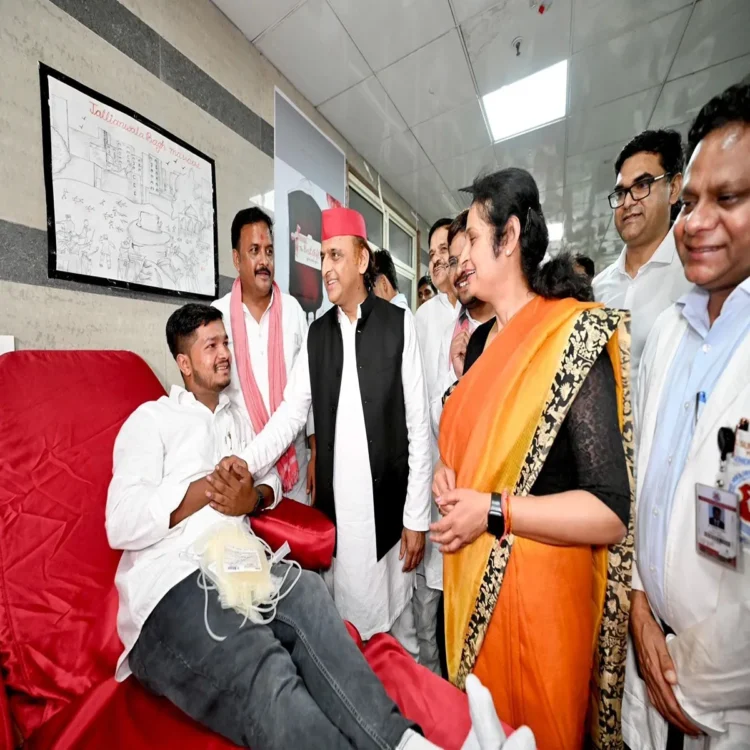 Lucknow hospital political row up