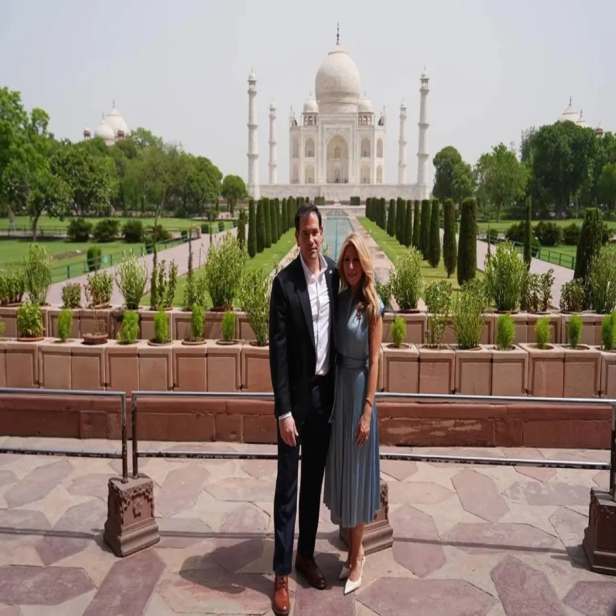 Diplomacy marco rubio explores taj mahal