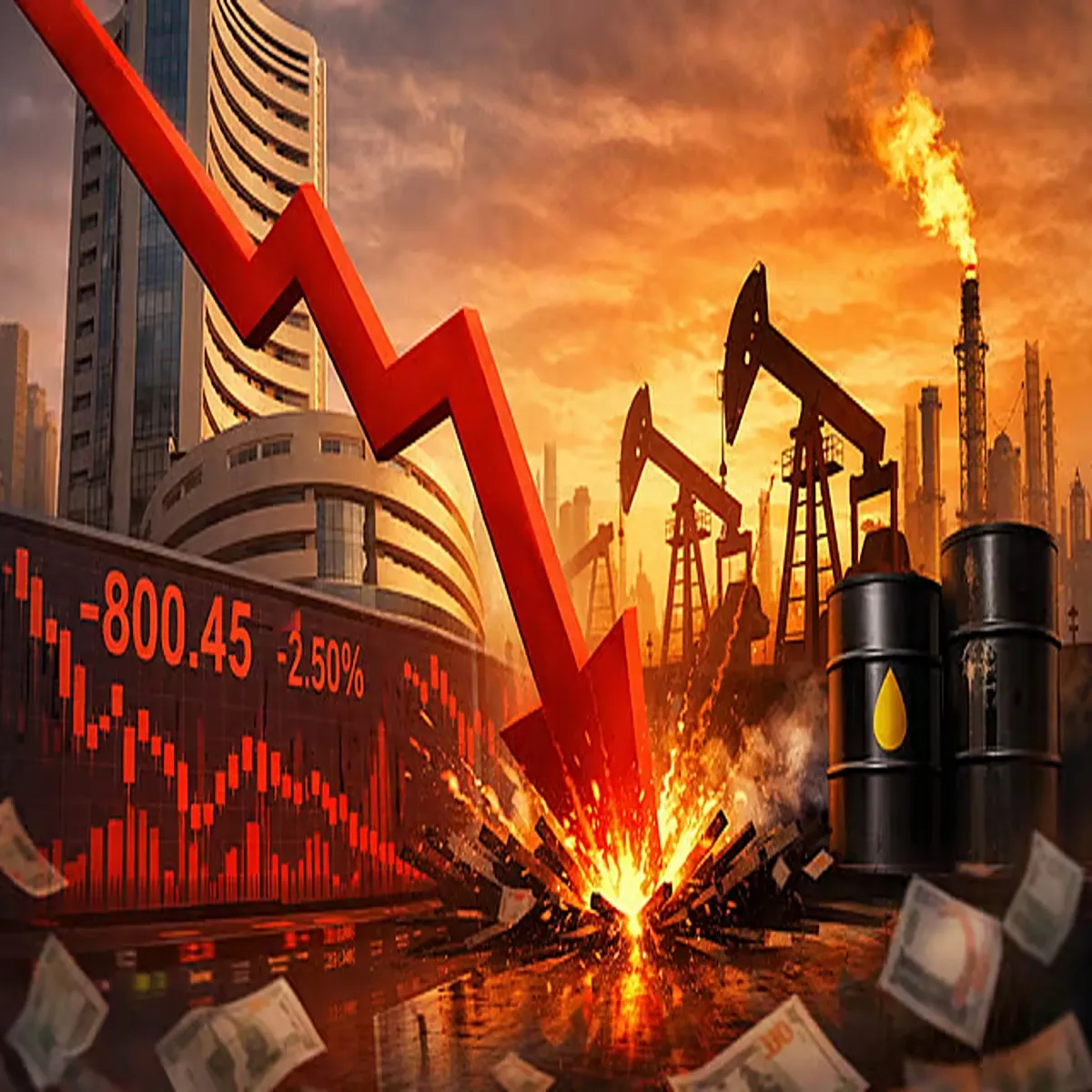 Markets indian stocks slide oil prices