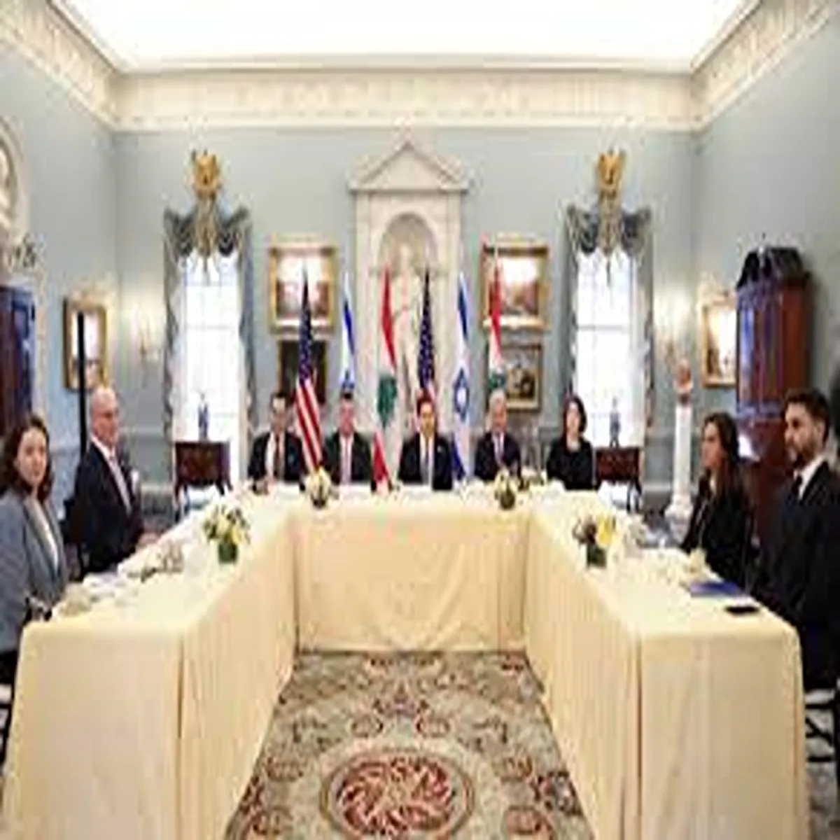 Middleeastpeace israel lebanon hold extended talks