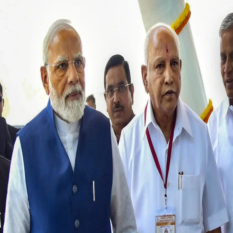Modi praises yediyurappa public service