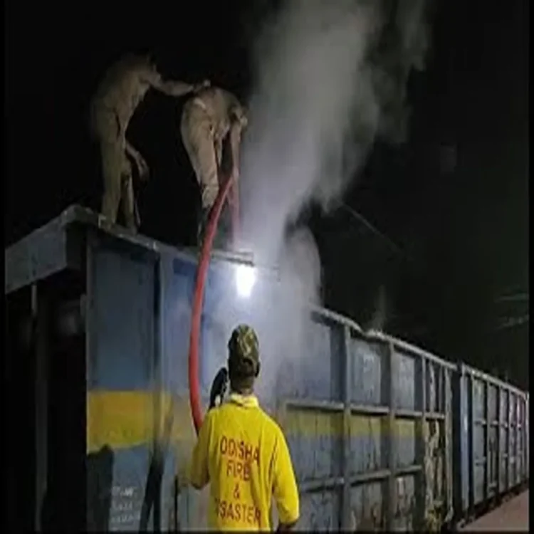 Odisha coal train fire controlled