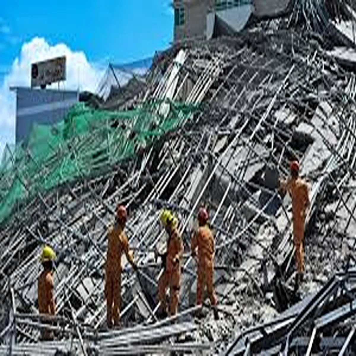 Construction philippines hotel collapse rescue efforts