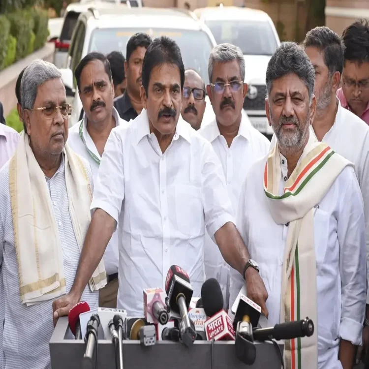 Politics karnataka congress leadership meeting