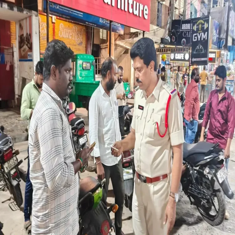 Prakasam police anti narcotics drive