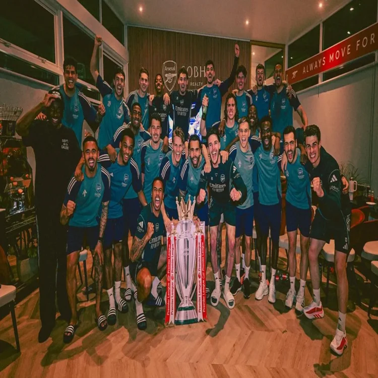 Premier league arsenal historic title triumph