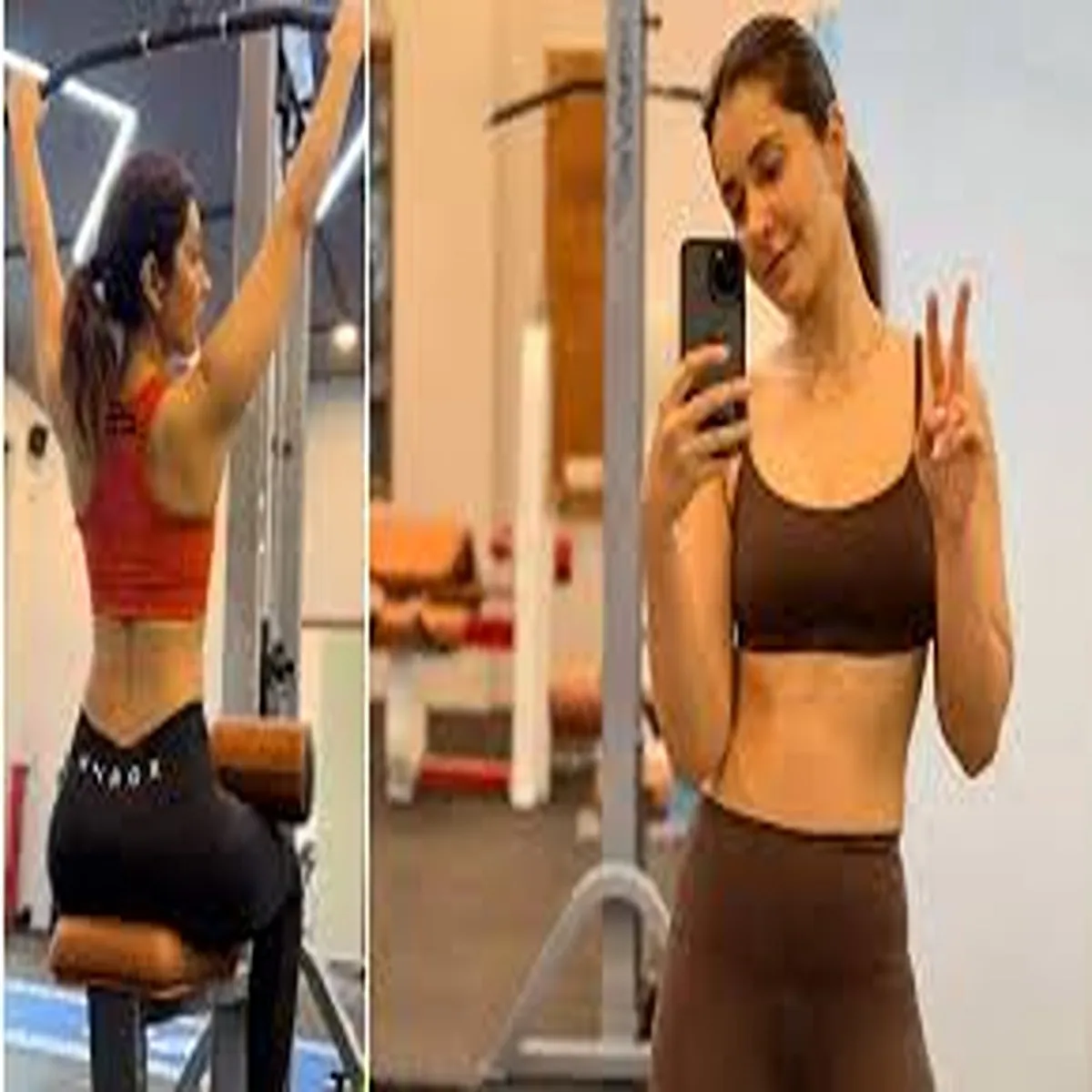 Fitness raashii khanna shares intense gym