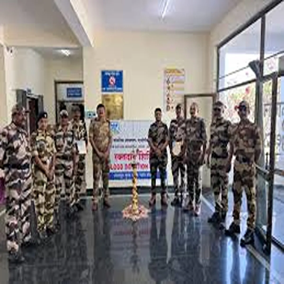 Reliefefforts security forces lead community blood