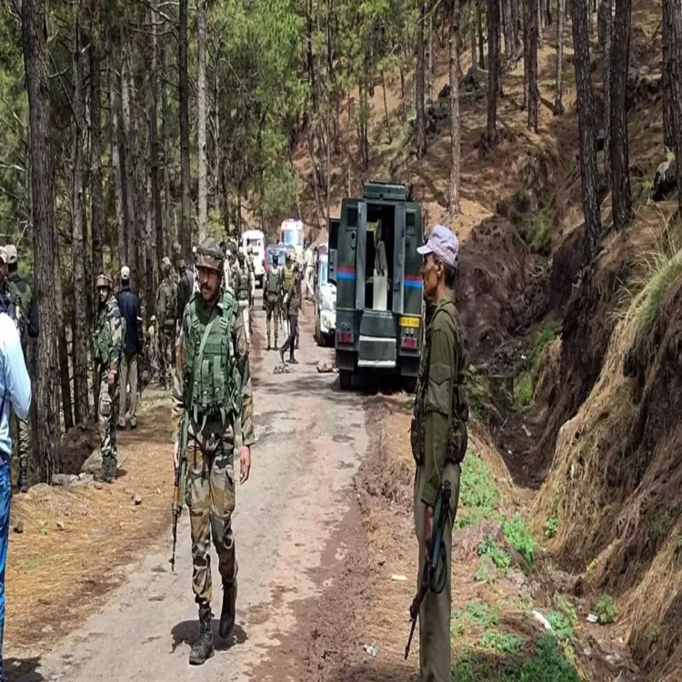 Security operation rajouri search eighth day