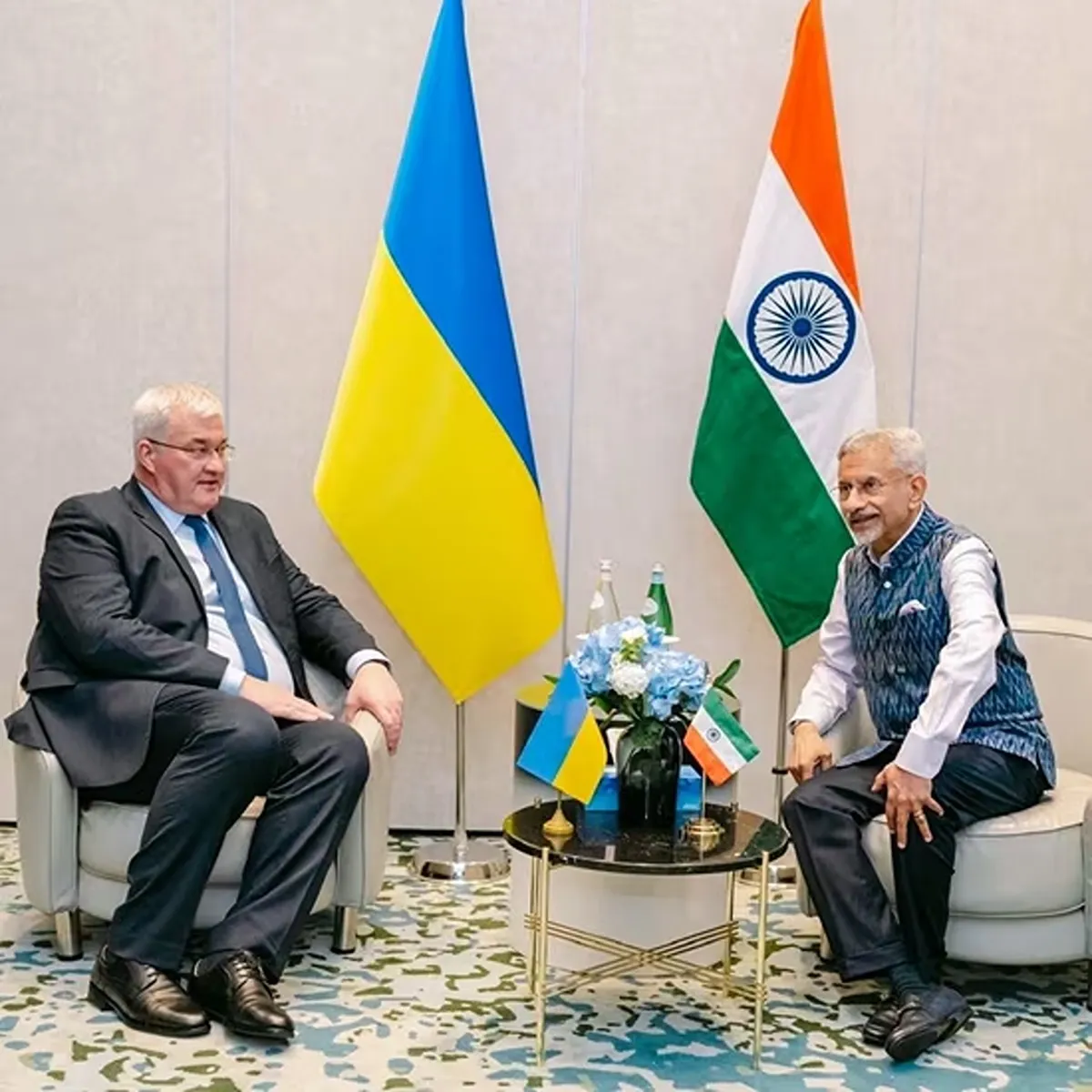 Ukrainepeace jaishankar holds key talks ukrainian