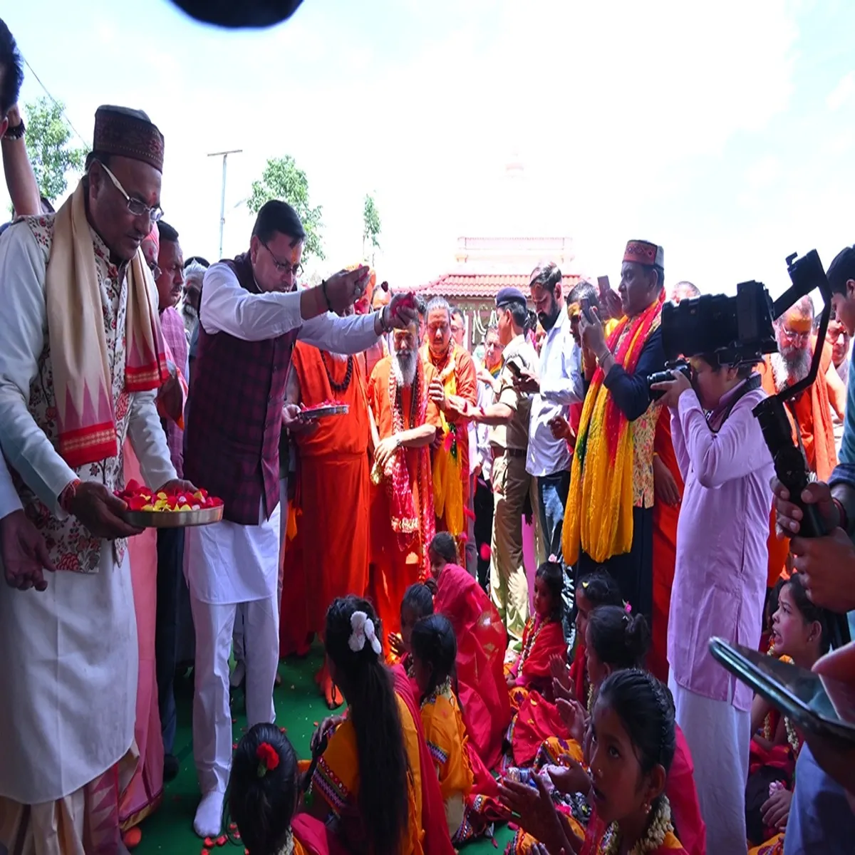 Tourism uttarakhand chief minister attends spiritual