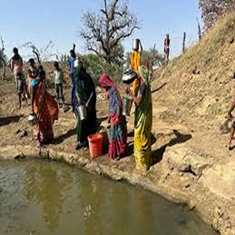 Water crisis koderma tribal relief