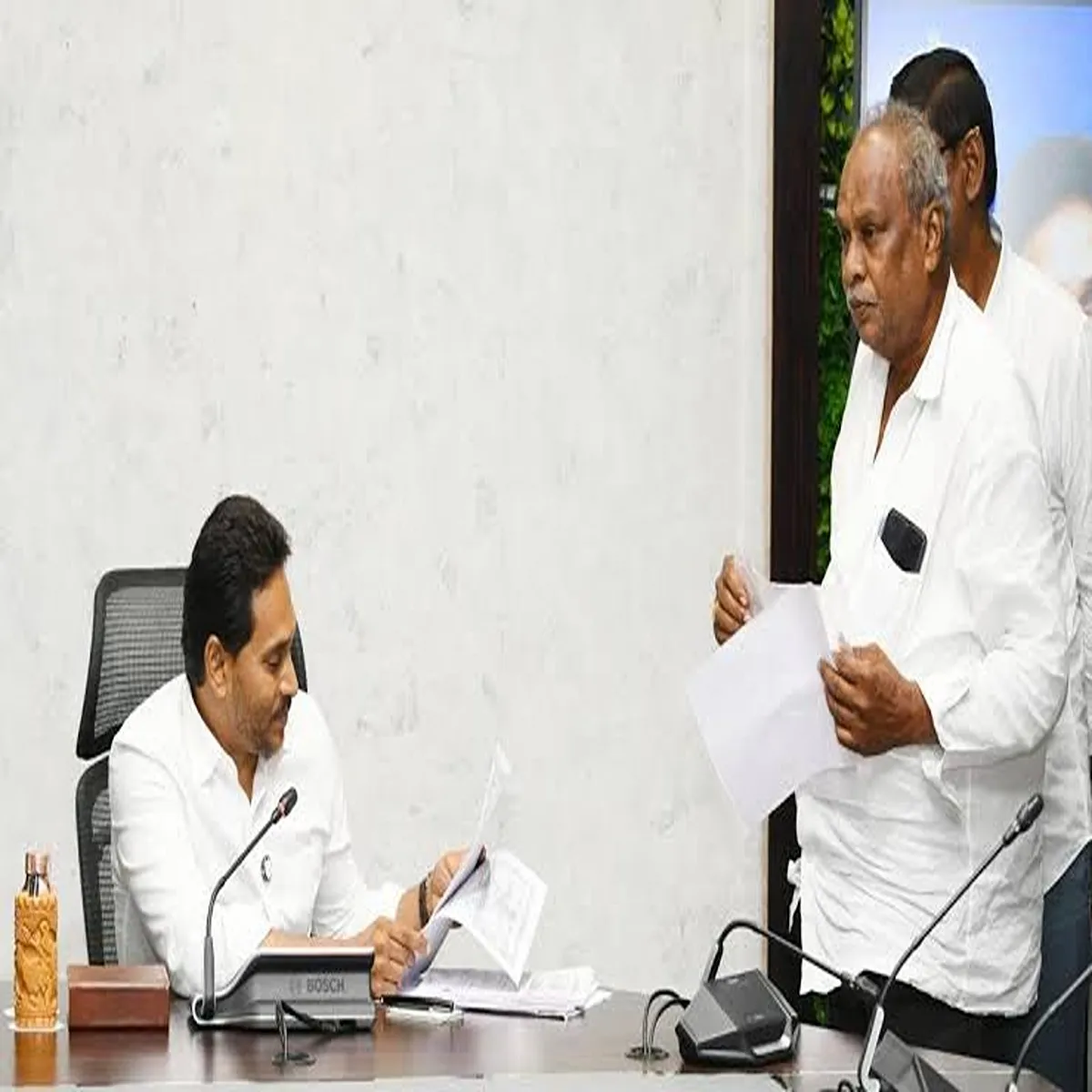 Vaccination andhra pradesh ministers accuse ysrcp