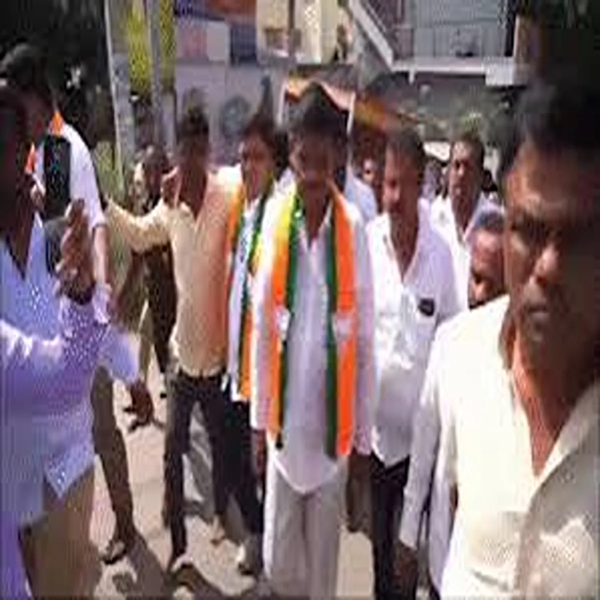 Politics bjp leader links egg throwing