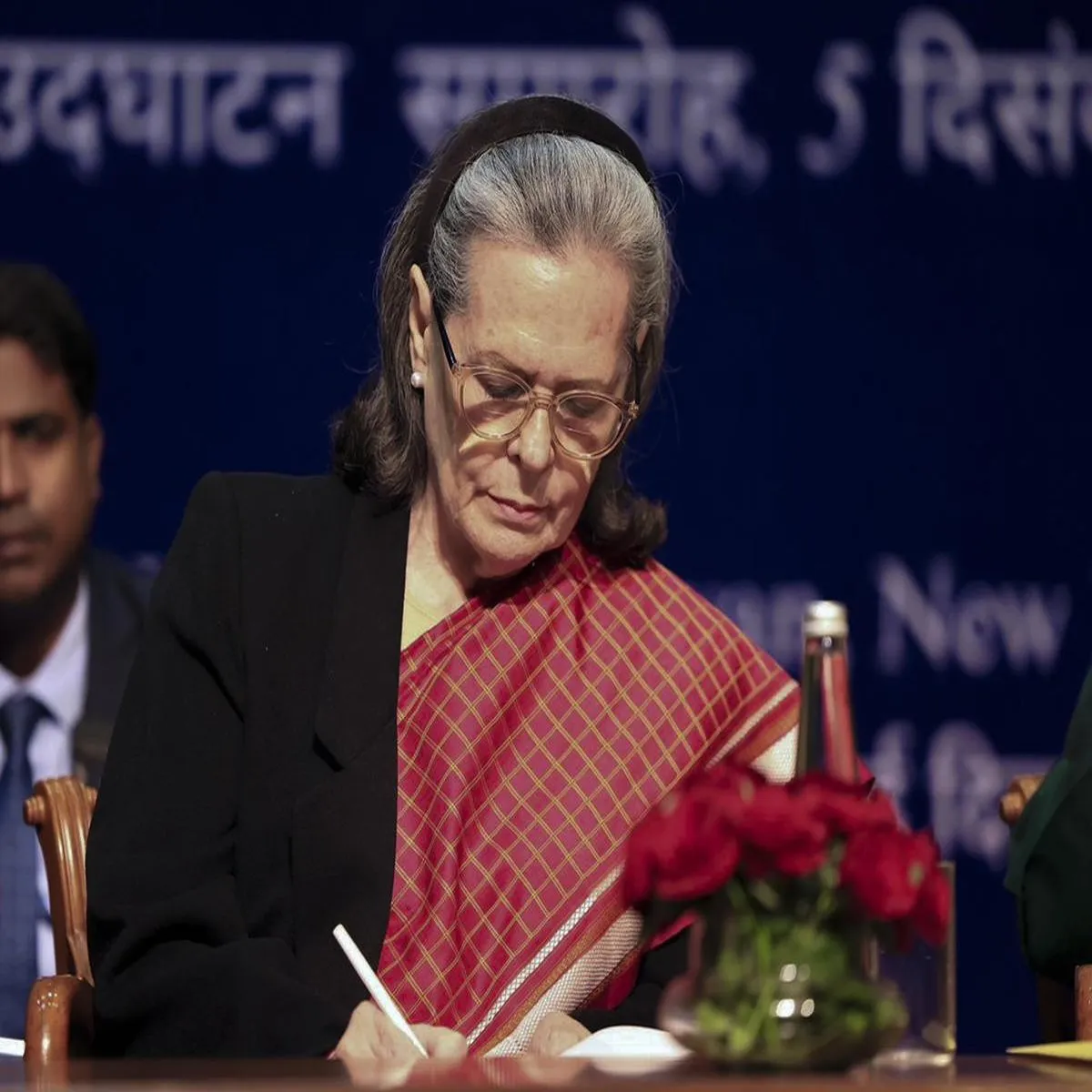 Bjp responds strongly after sonia gandhi