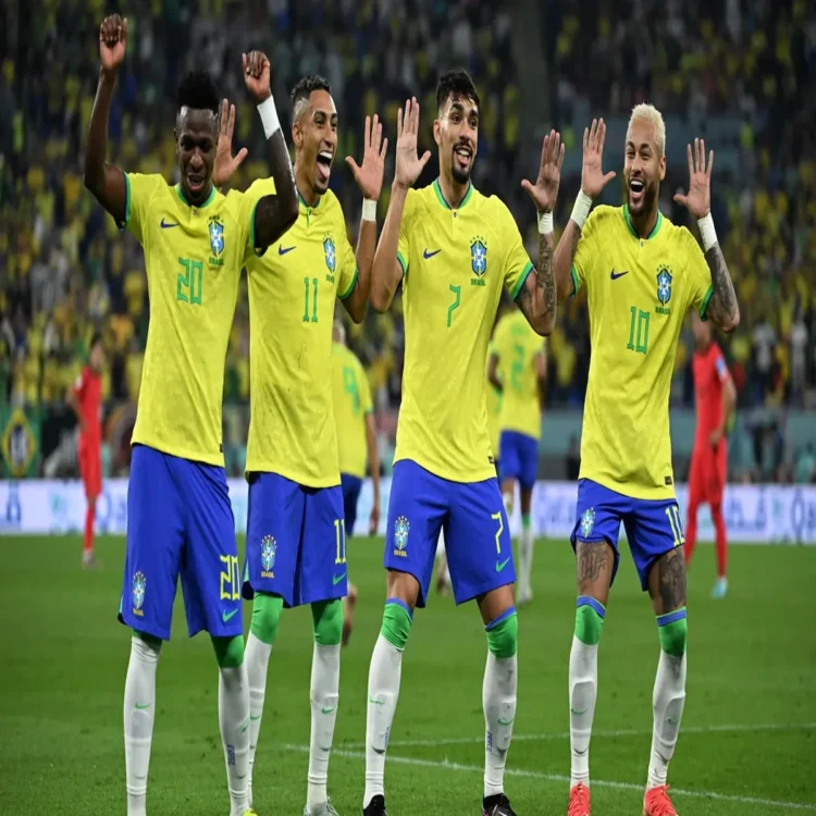 Brazil beat haiti top group c world cup