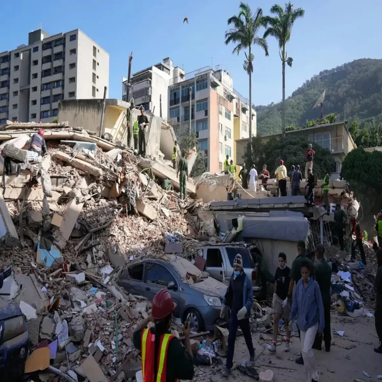 Brazil rescue mission venezuela quake