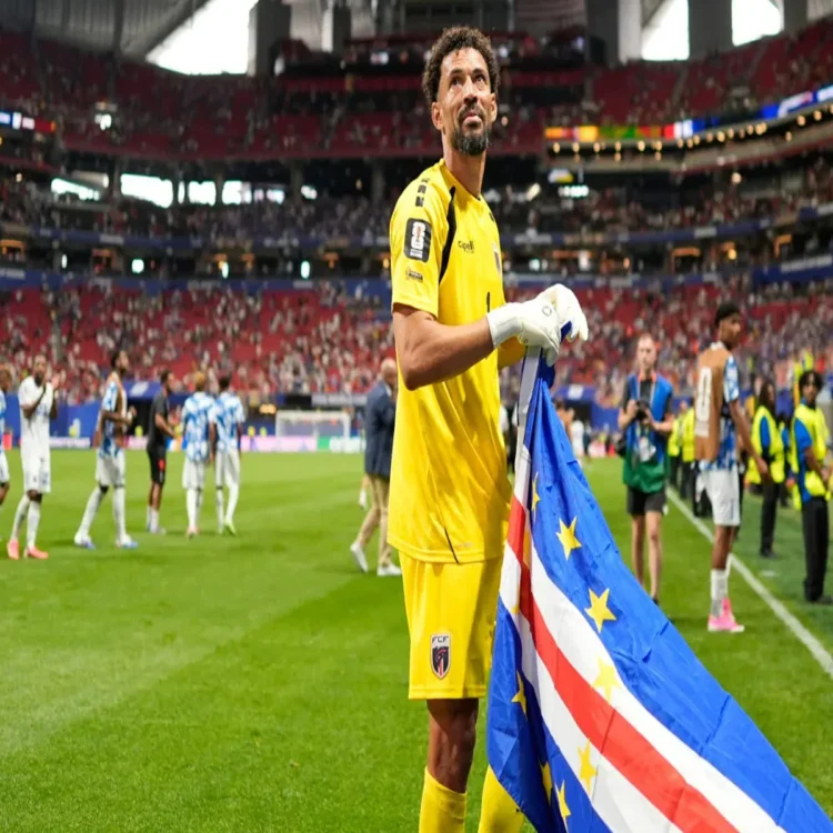 Cape verde goalkeeper global sensation spain draw