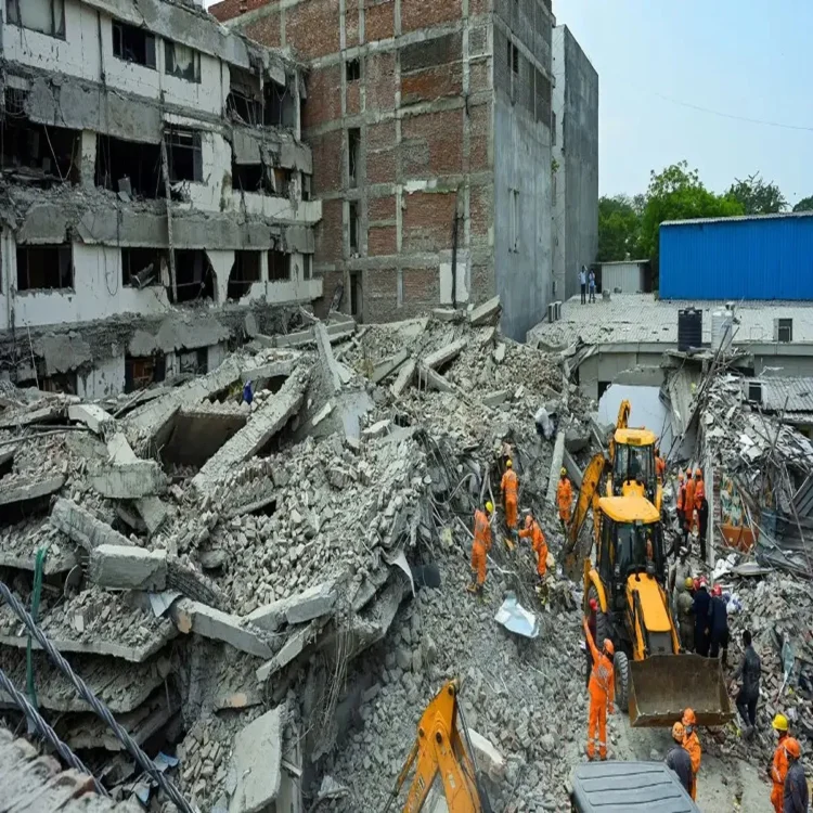 Construction safety saket collapse probe