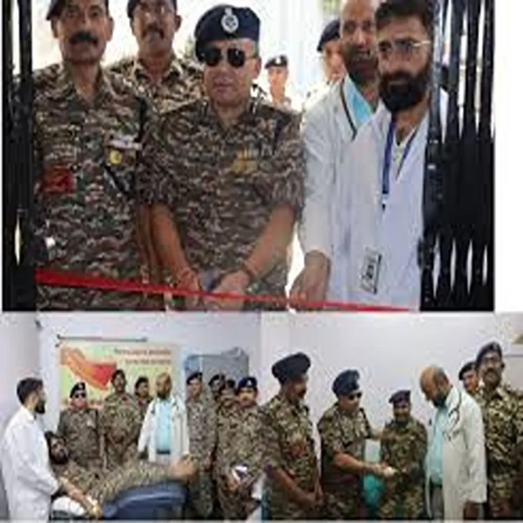 Crpf blood donation drive ramban