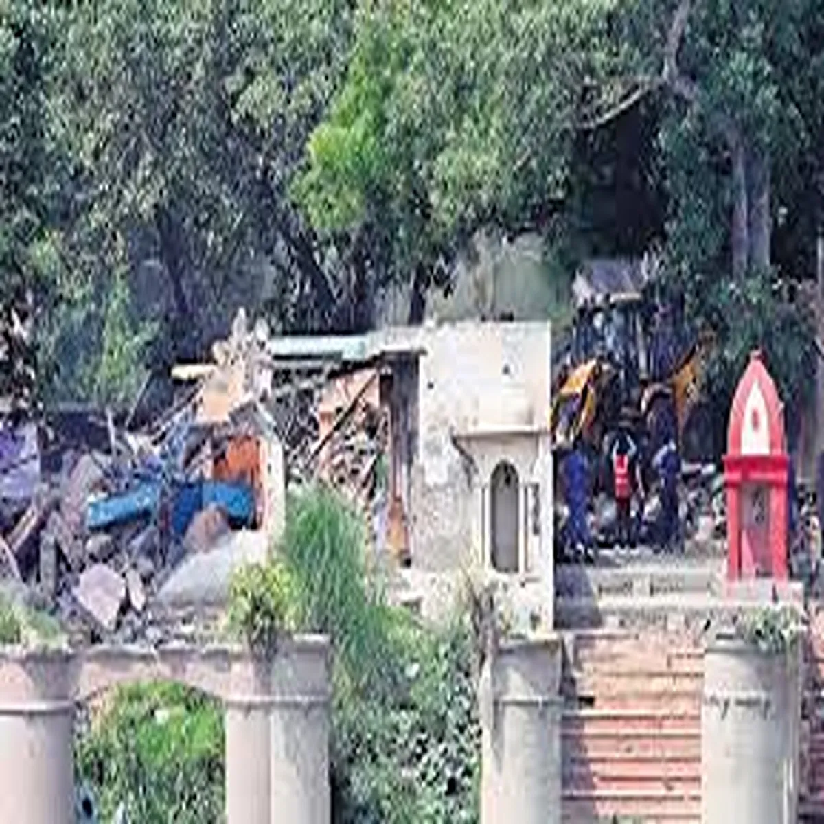 Infrastructure dda begins demolition yamuna floodplain
