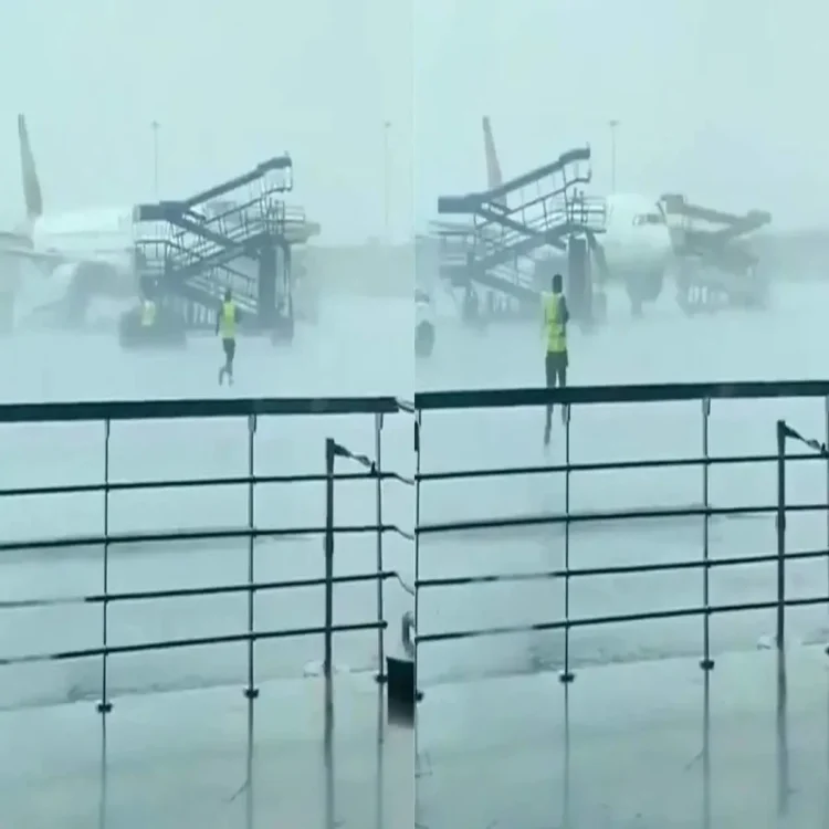 Delhi airport weather alert failure