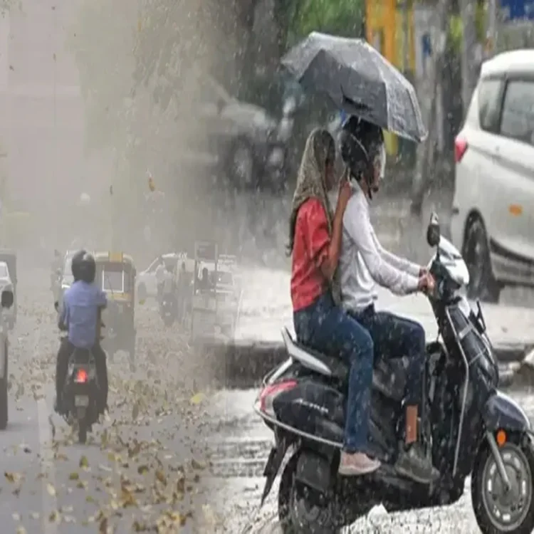 Delhi rain relief weather update
