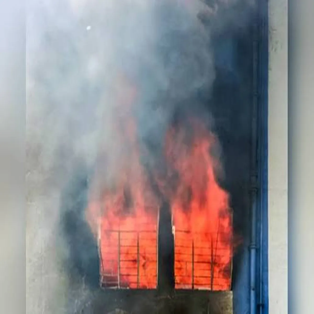 Firesafety elderly woman rescued after restaurant