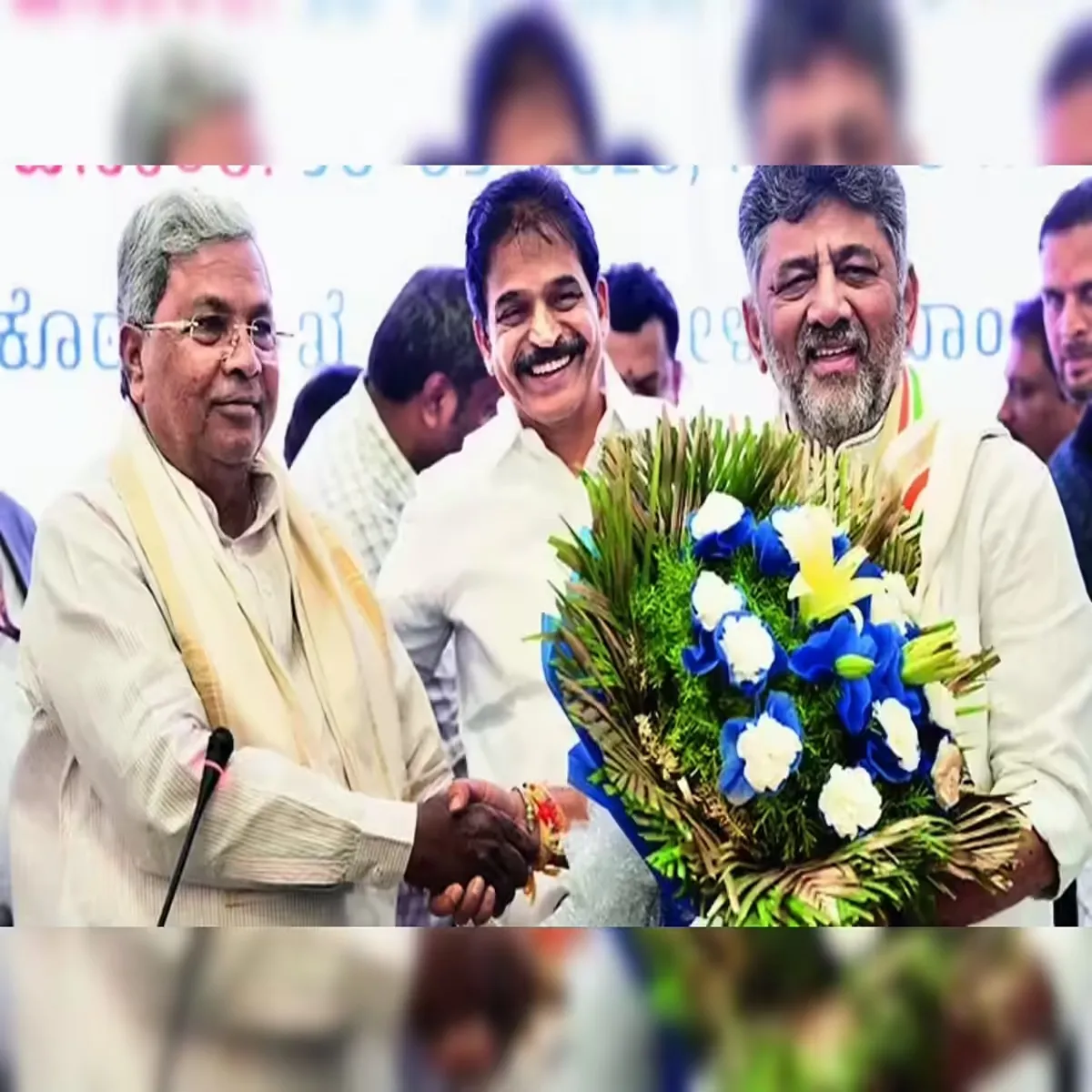 Elections shivakumar takes oath karnataka new