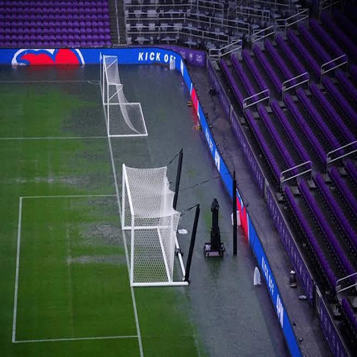 Worldcup england unwind baseball stadium after
