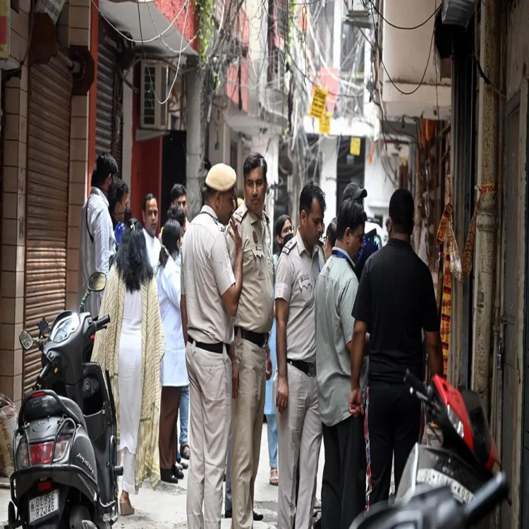 Four held tughlakabad fire case