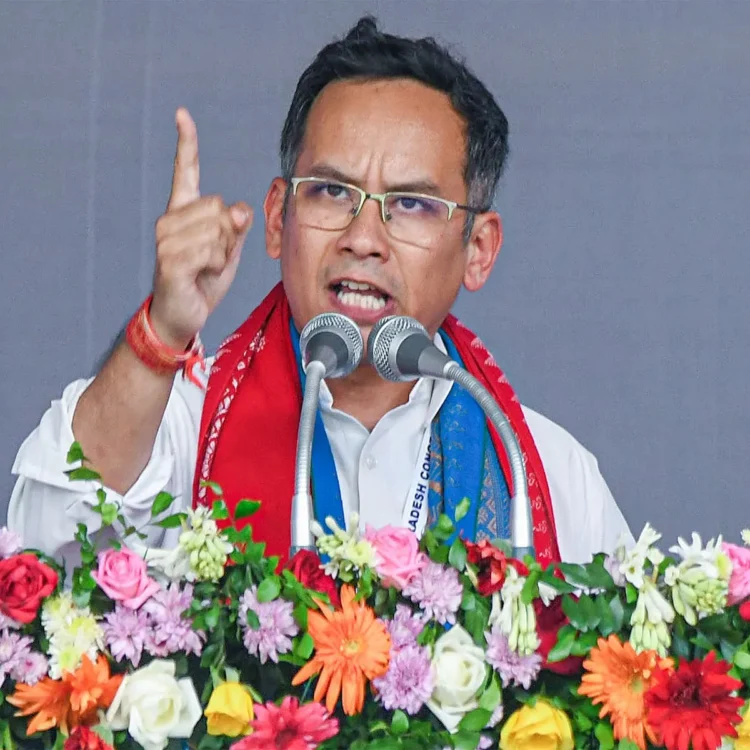 Gaurav gogoi targets bjp governance