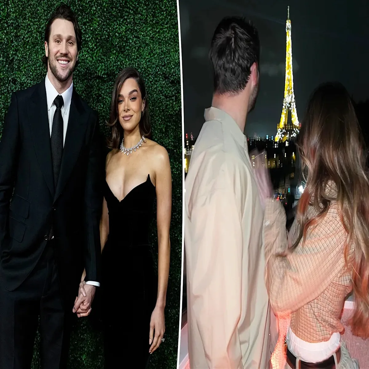 Celebritynews hailee steinfeld josh allen reveal
