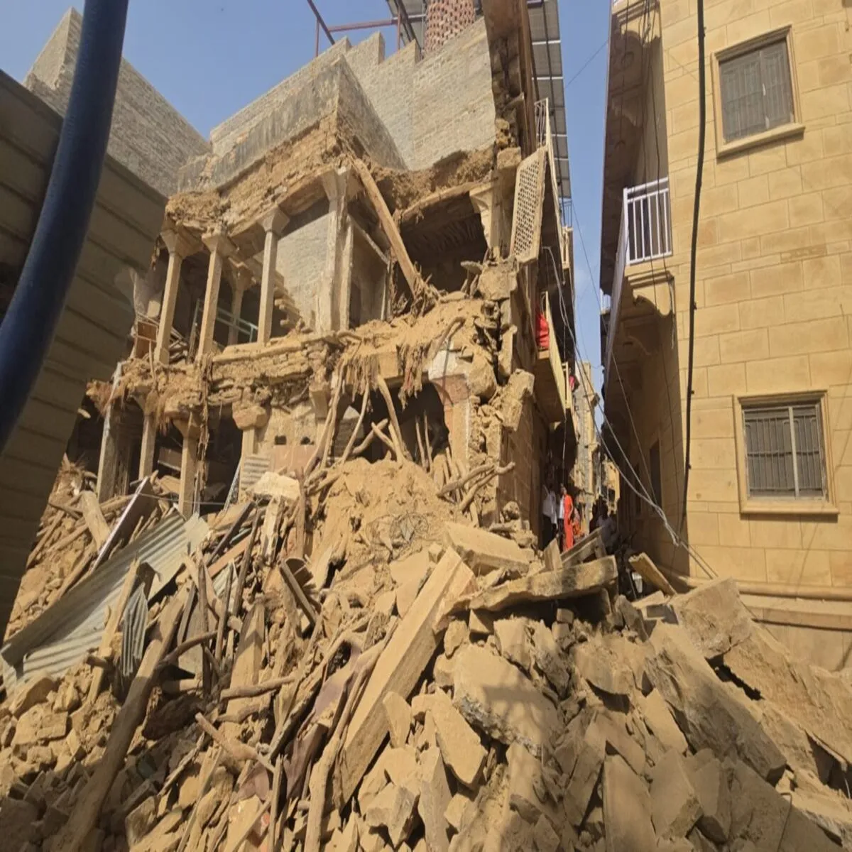 Heritage historic jain upasara collapses near