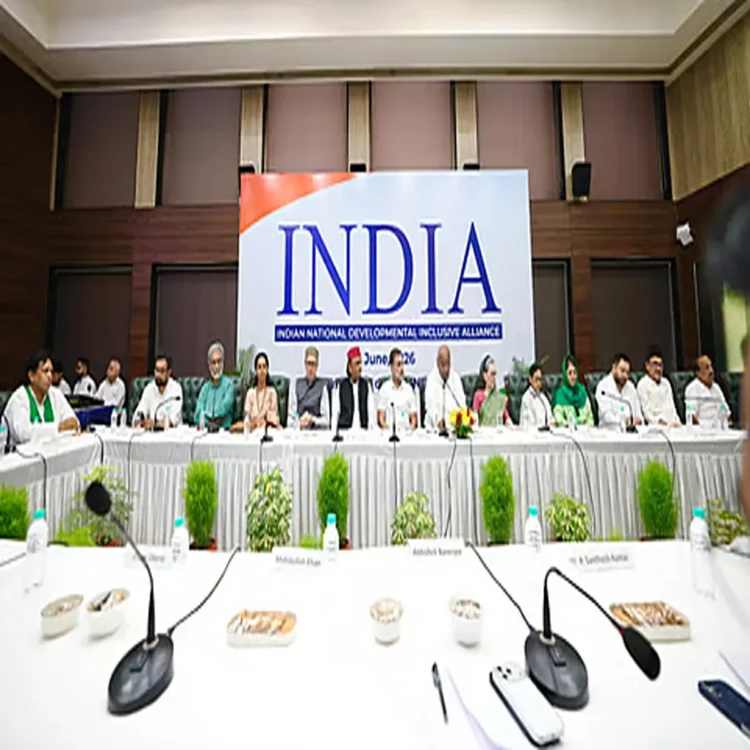India bloc alliance strains grow