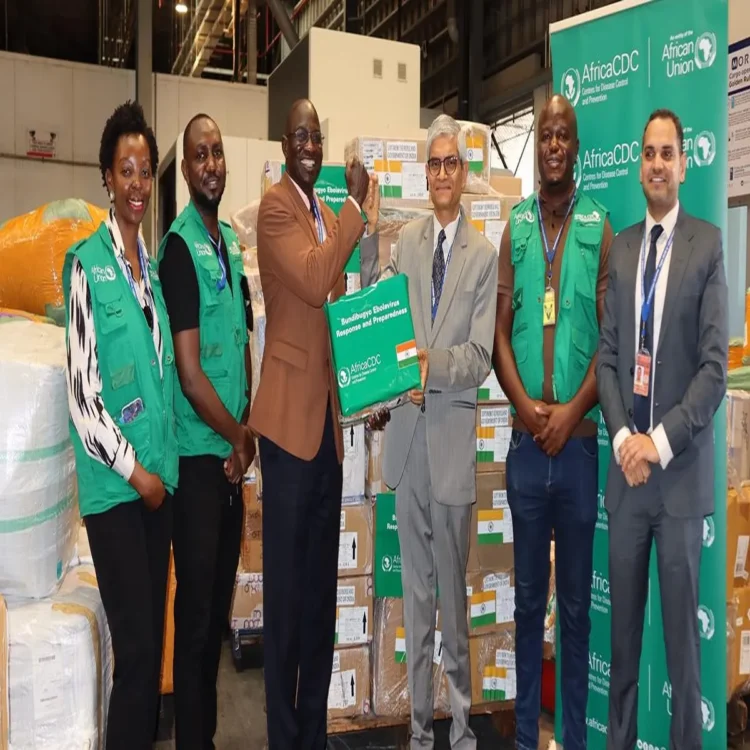 India ebola aid congo response