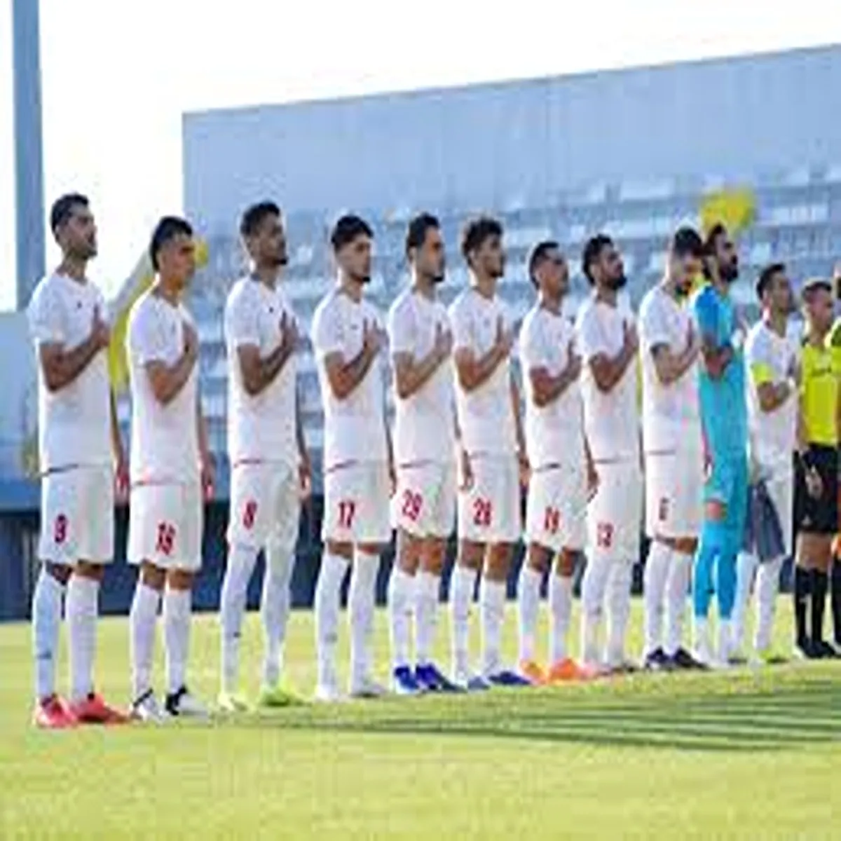 Football world cup iran team granted