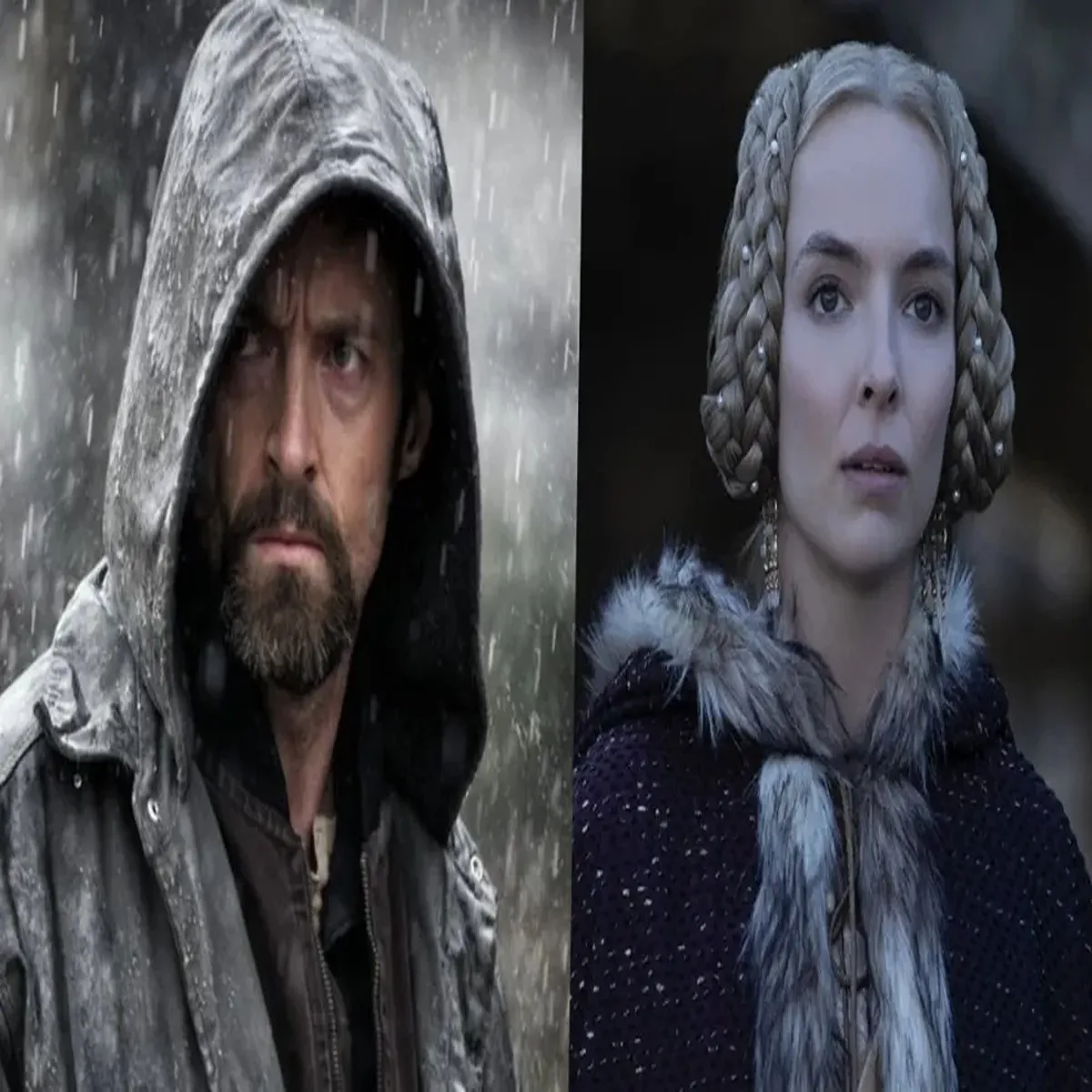 Robinhoodmovie jodie comer surprised hugh jackman