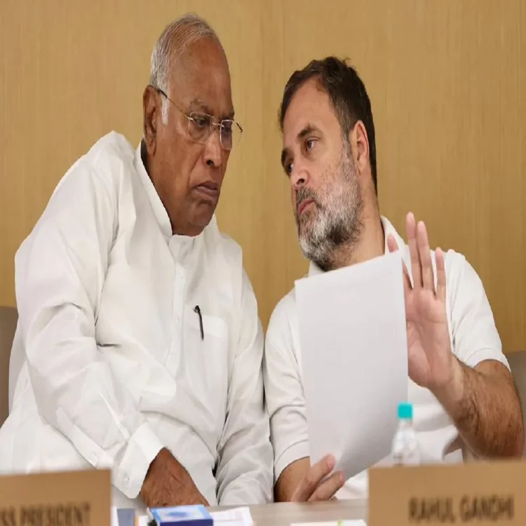 Kharge slams centre over neet leak row
